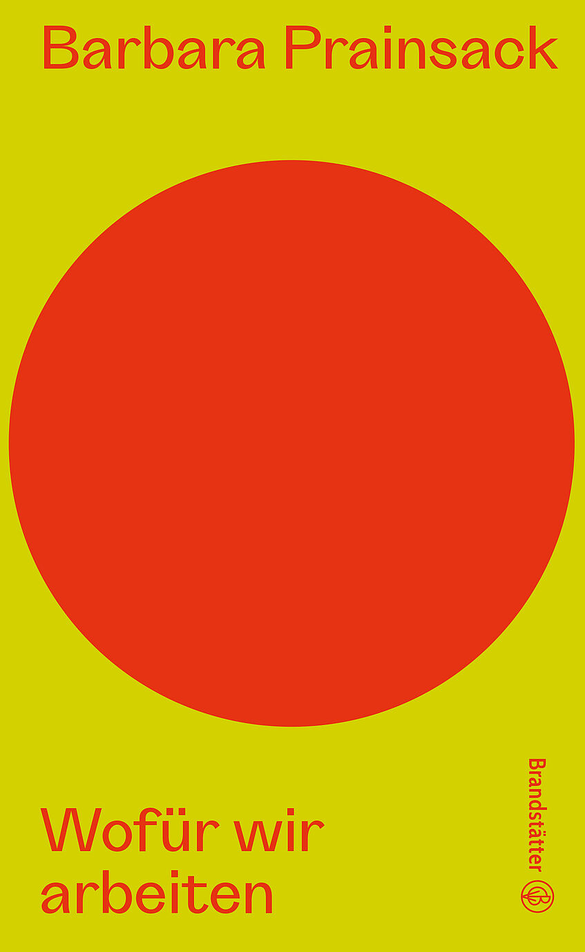 rectangle book cover, yellow background, big red circle in the middle