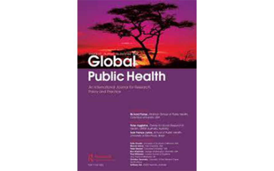 Cover of the current Global Public Health journal.