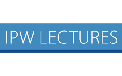 "IPW Lectures" Einzelankündigungs-Schriftzuglogo des Instituts für Politikwissenschaft, Universität Wien.